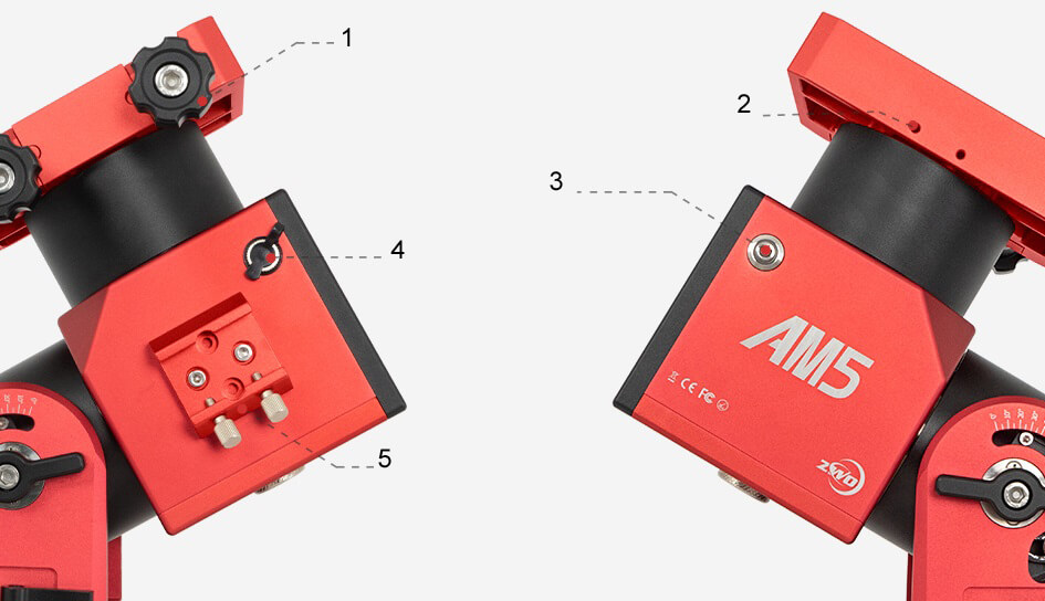 Monture équatoriale Harmonique Double Axe 14 Avec Charge 10 Kg Pour ZWO NINA